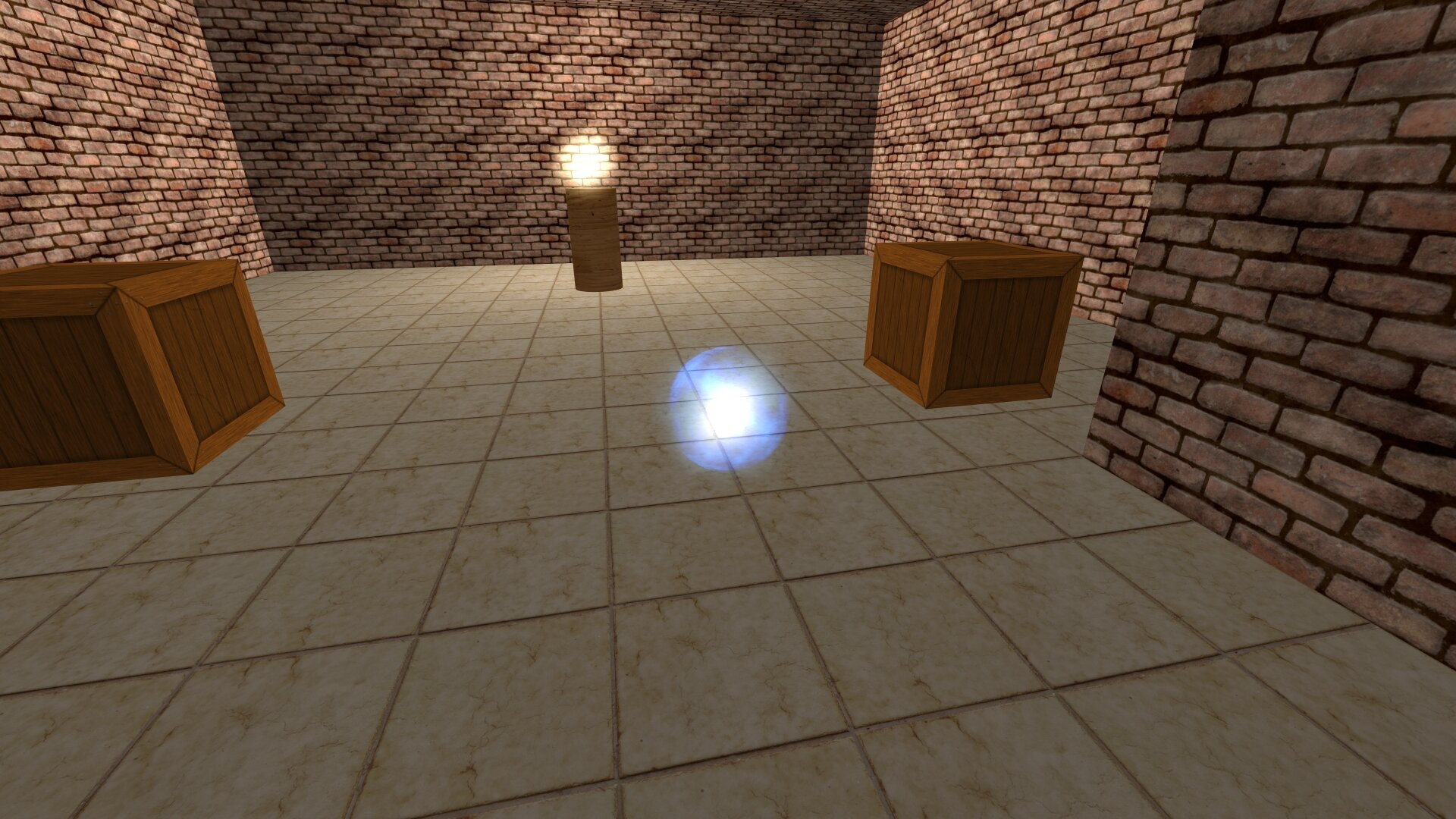 Touch the glowing orb
